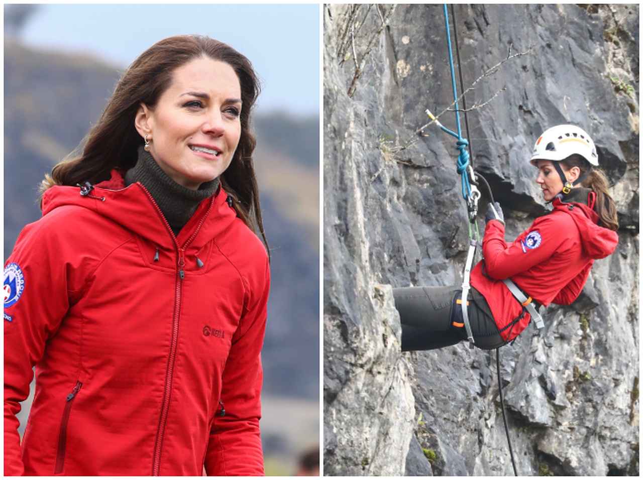 キャサリン妃がロープを使って崖から降りる!?アブセイリングに挑戦する姿がカッコイイ【写真アリ】