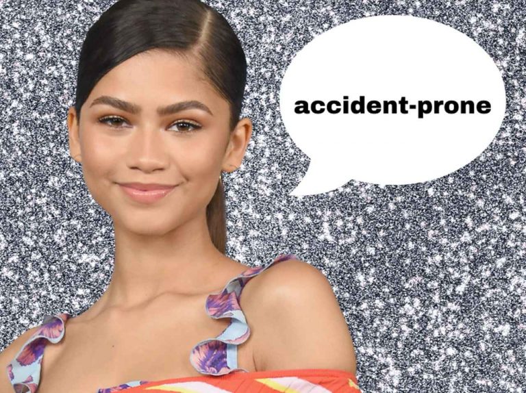 ゼンデイヤが使ってた「accident-prone」ってどんな意味？