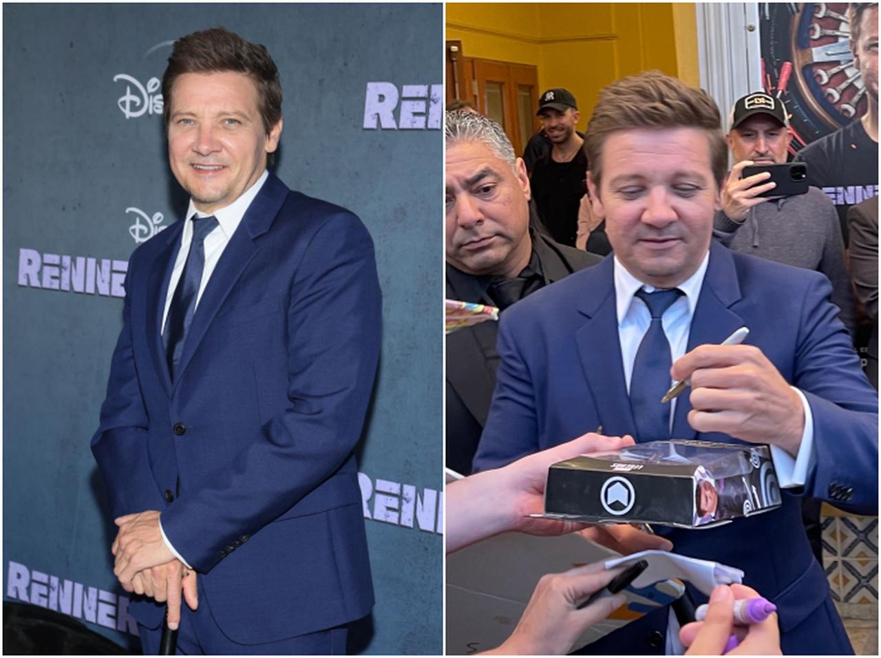 “奇跡の復活”、30ヵ所以上骨折して死を悟ったジェレミー・レナーが久々にファンと交流