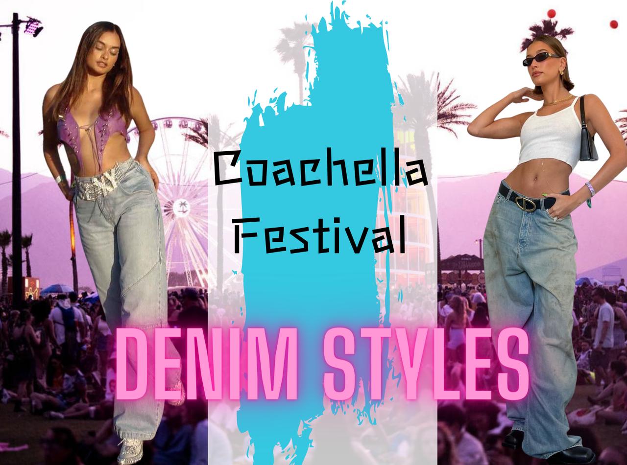 コーチェラ・フェスティバルにフェス上級者たちはデニムで参戦、セレブたちのデニムコーデ
