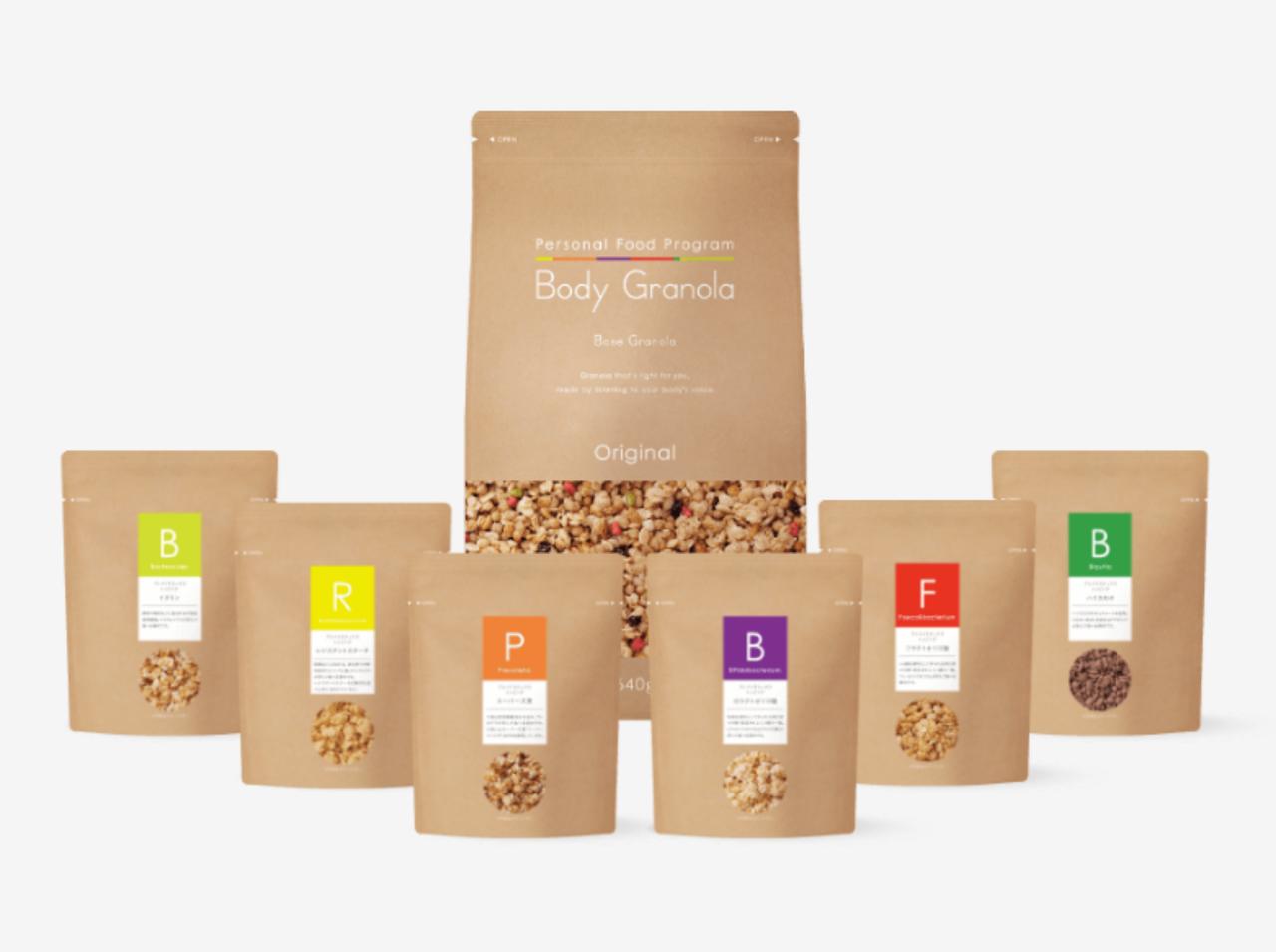 腸内環境を検査して、自分に合ったグラノーラを定期購買するサービスが開始
