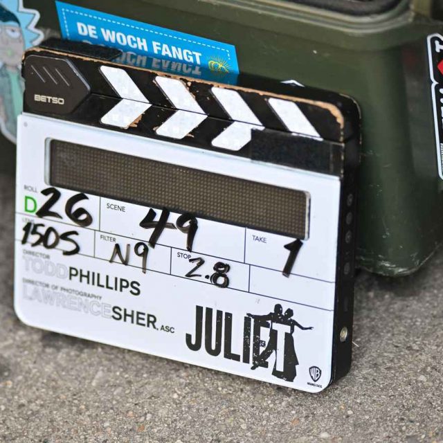 『ジョーカー2』撮影現場で、カチンコに「ジュリエット」と描かれている理由は？