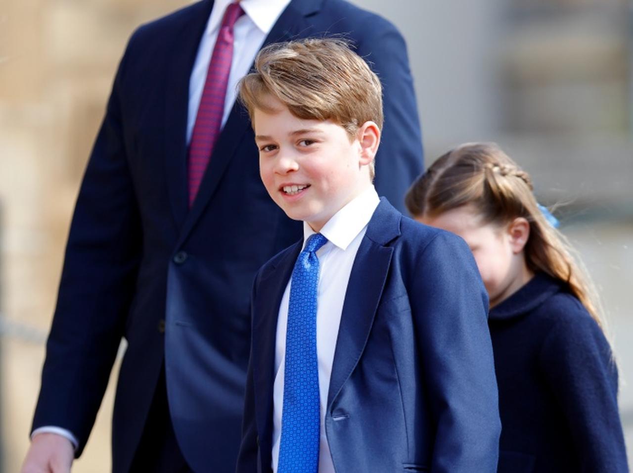 ジョージ王子の「背の高さ」に注目集まる、父ウィリアム皇太子ゆずりの高身長