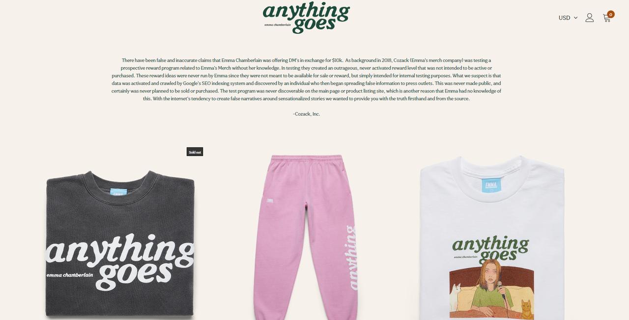 「生DM」を100万超で販売疑惑…英人気インフルエンサーのエマ・チェンバレンが釈明