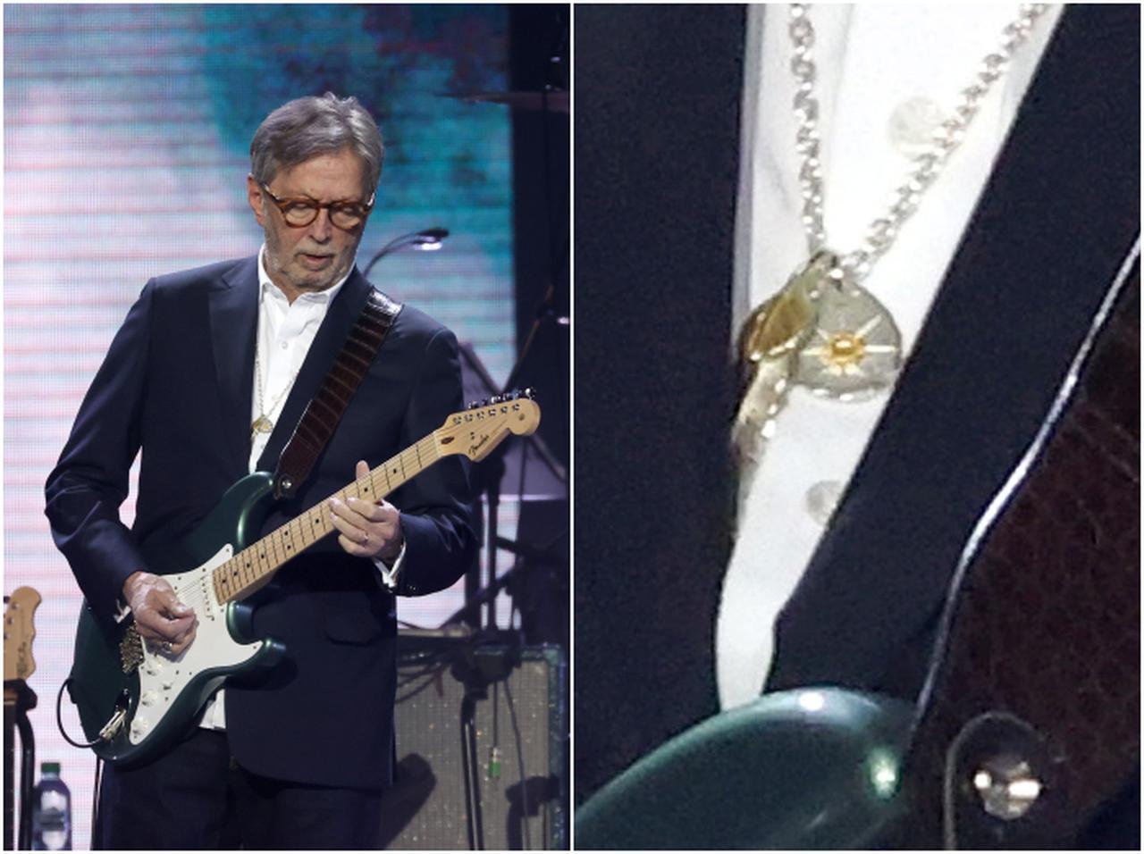 エリック・クラプトンはゴローズのファン！スーツ×ゴローズのジュエリーが渋い