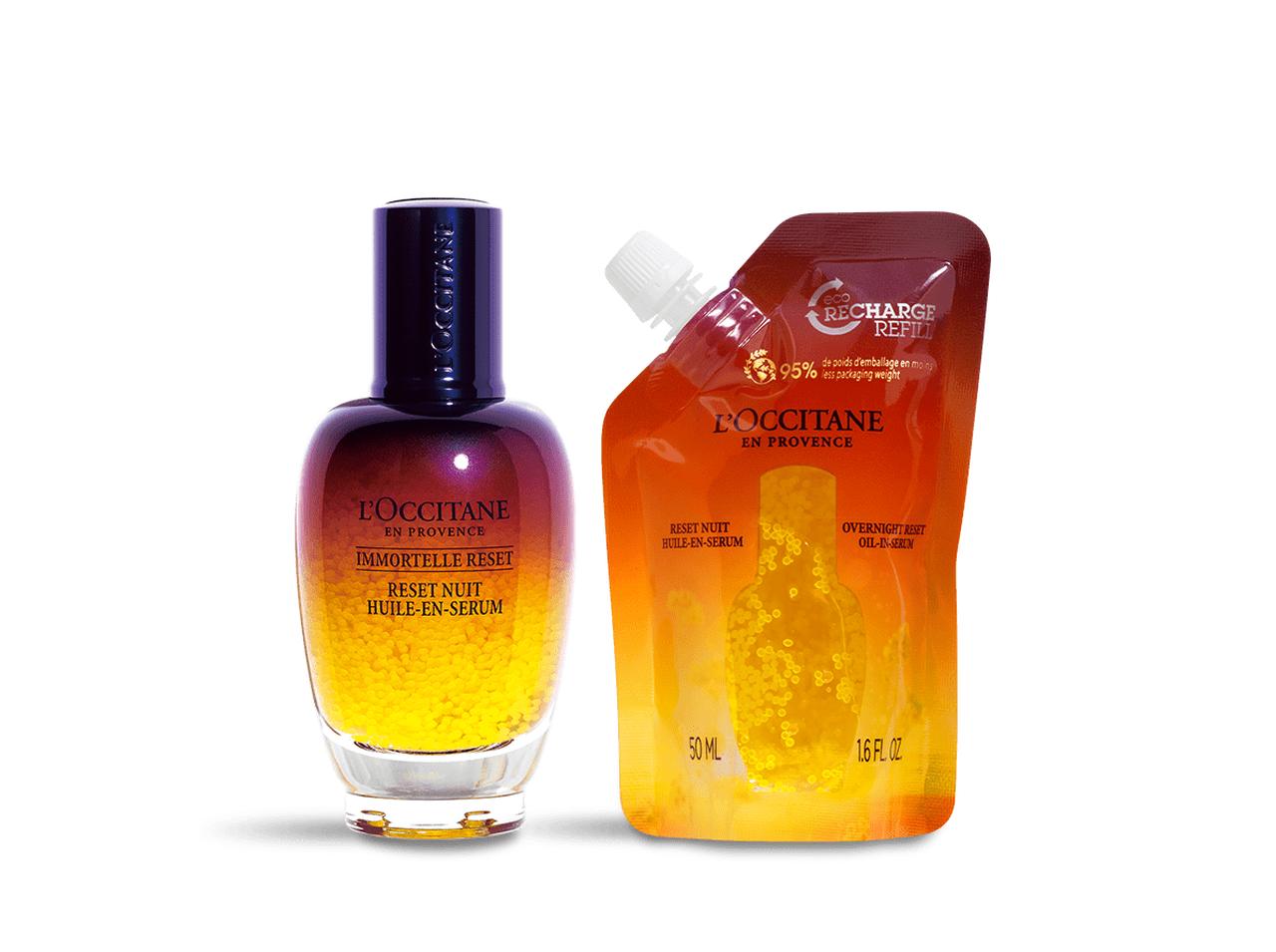 ロクシタン、夜用美容液から環境負荷に配慮した初のレフィルが登場