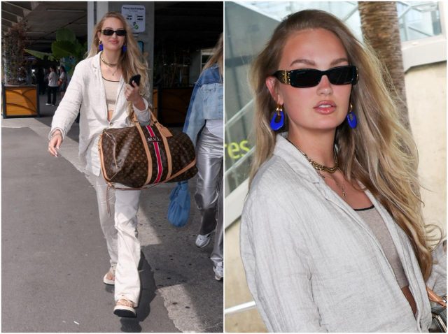 ロミー・ストリド、リラックスした空港コーデ【セレブの最新スタイル】