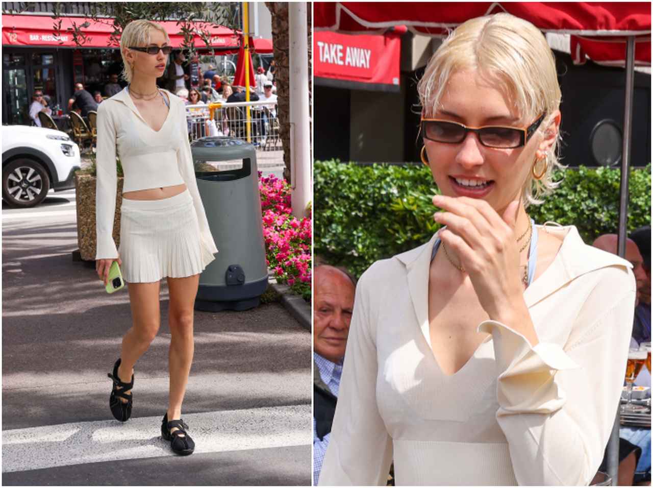 アイリス・ロウ、リラックスムードのY2Kコーデ【セレブの最新スタイル】