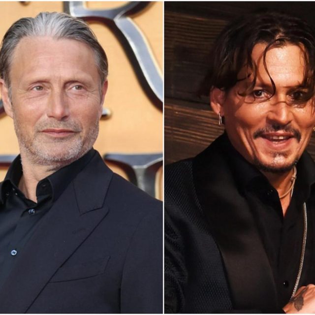 『ファンタビ』新旧グリンデルバルトがハグ、ジョニー・デップとマッツ・ミケルセンが対面
