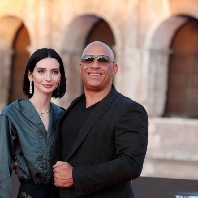 ポール娘がセクシー衣装で“親子ショット”、ステイサムは妻同伴！『ワイスピ』10のプレミア開催