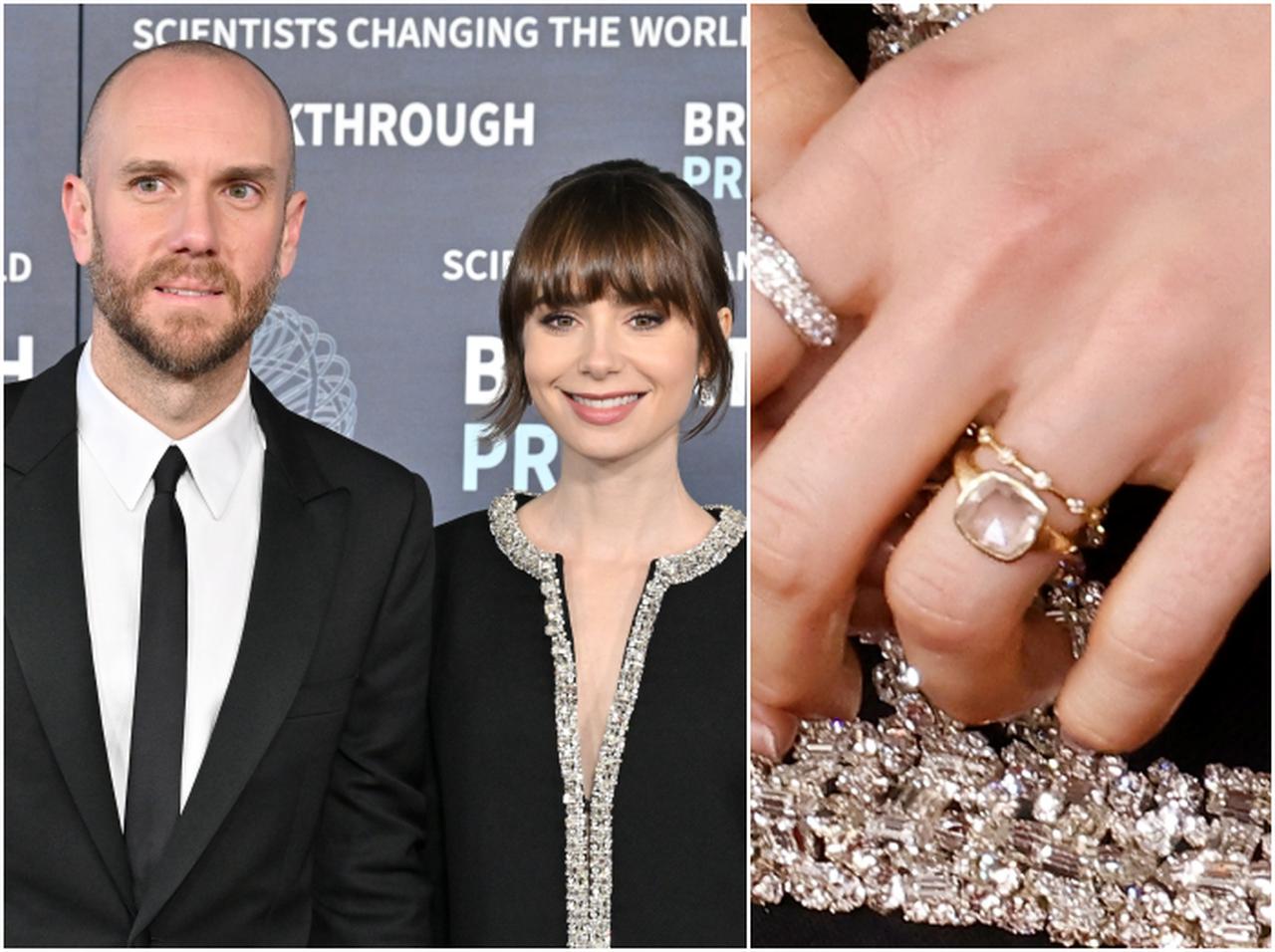 リリー・コリンズ、世界に1つだけの婚約指輪＆結婚指輪が盗まれる