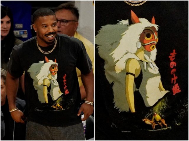来日間近のマイケル・B・ジョーダンが『もののけ姫』Tシャツを着用、やっぱりアニメ好きだった