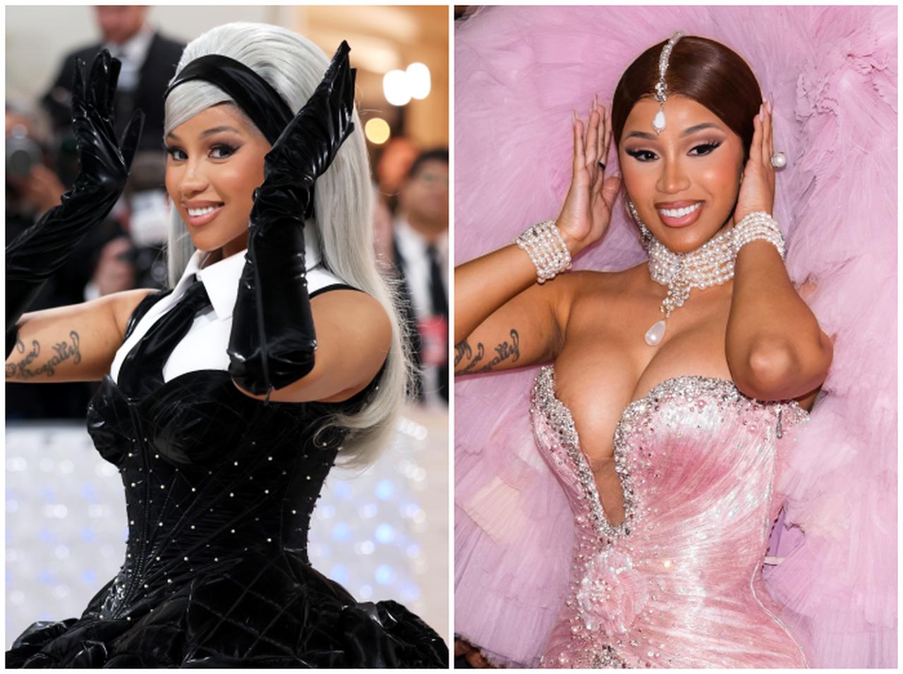 カーディ・Bが途中で大変身!「まったく違う姿」で登場してあっと言わせる【メットガラ2023】