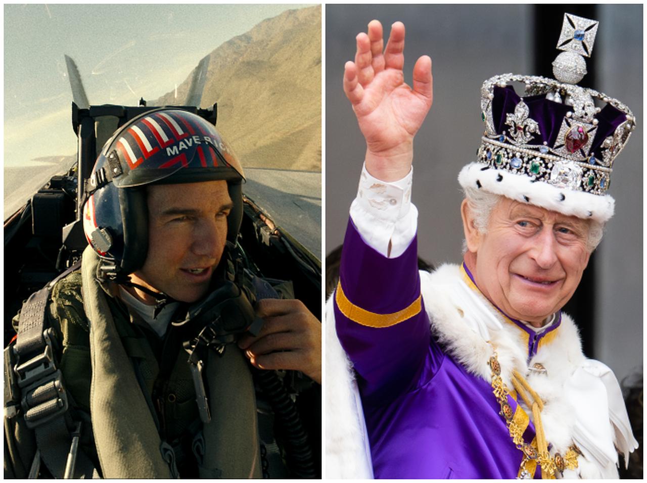 トム・クルーズ、戦闘機に乗りながらチャールズ国王に祝福メッセージを送る