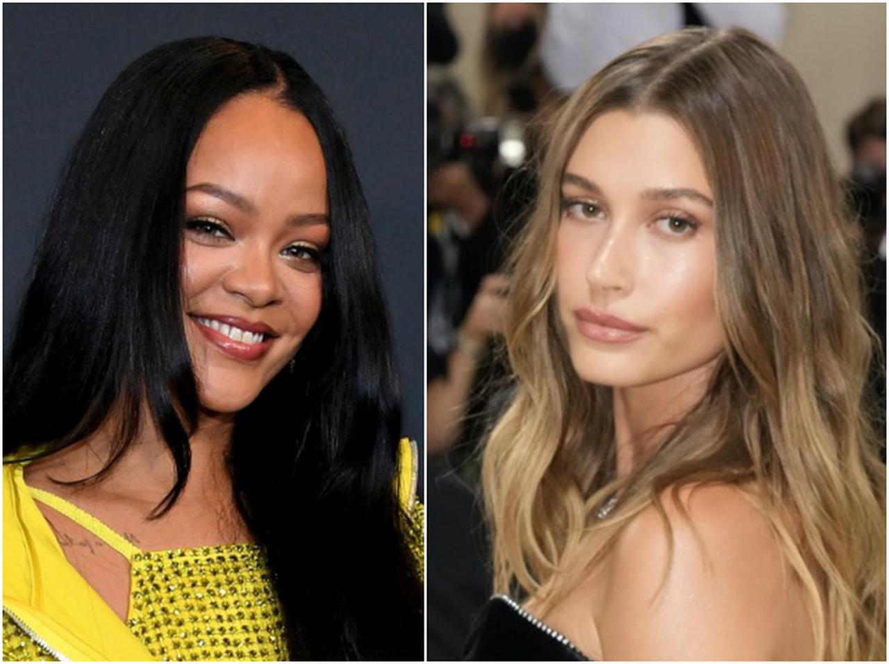 リアーナとヘイリー・ビーバーのロエベのニットポロが被る、それぞれの着こなし方を紹介