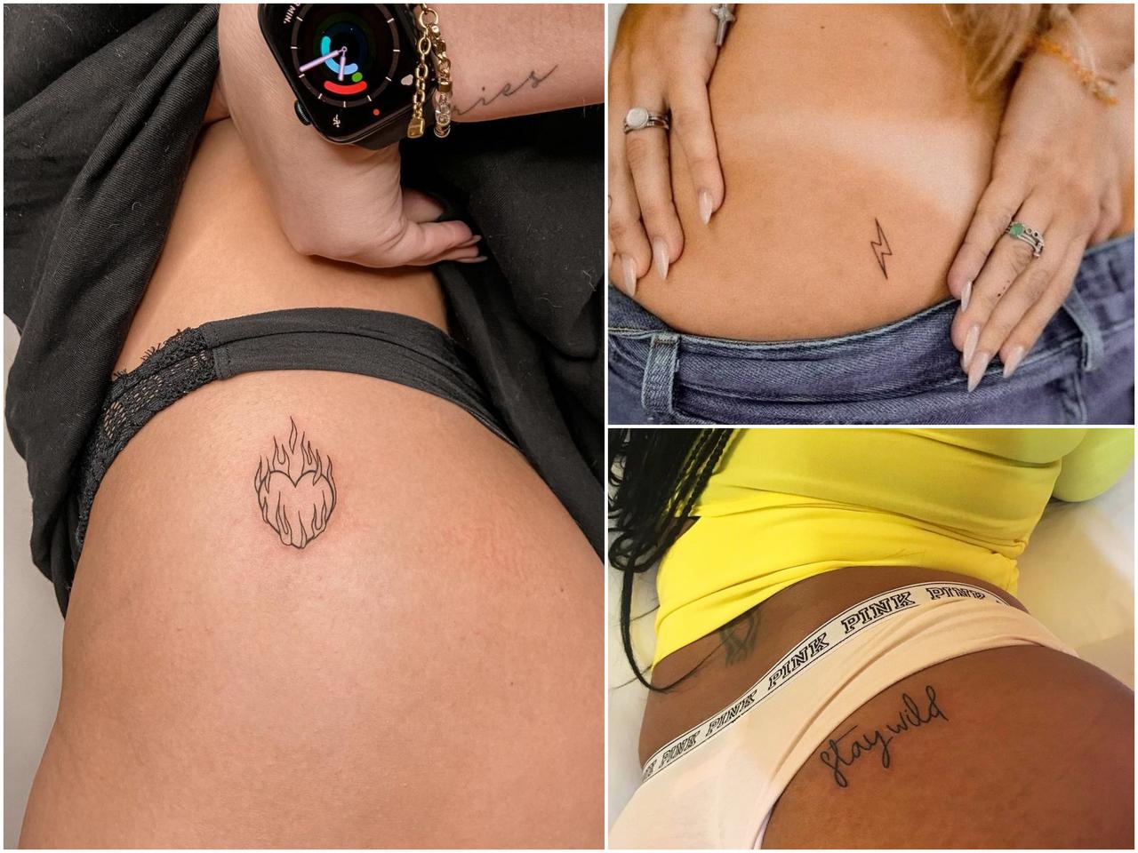 夏にピッタリ！海外のオシャレな「ヒップ・タトゥー」デザイン集