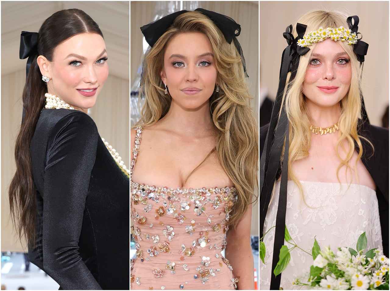 2023年メットガラでは「黒のリボン」が人気!セレブのヘアアレンジ5選