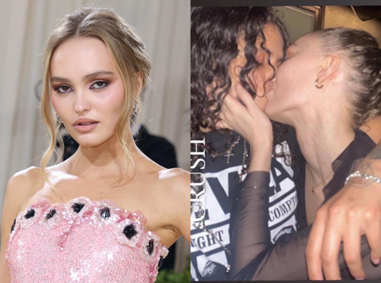 キス写真で新カノを公開!リリー・ローズ・デップが070シェイクを「好きな人」と呼ぶ