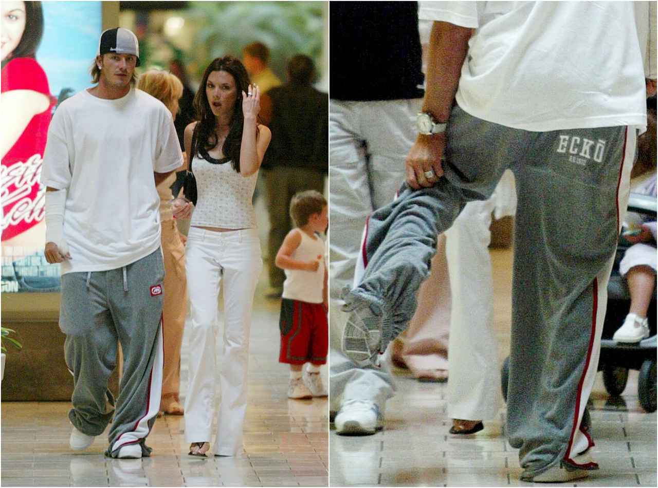 【ハリウッド昔図鑑】2003年のベッカム夫妻のファッションが時代感じさせる