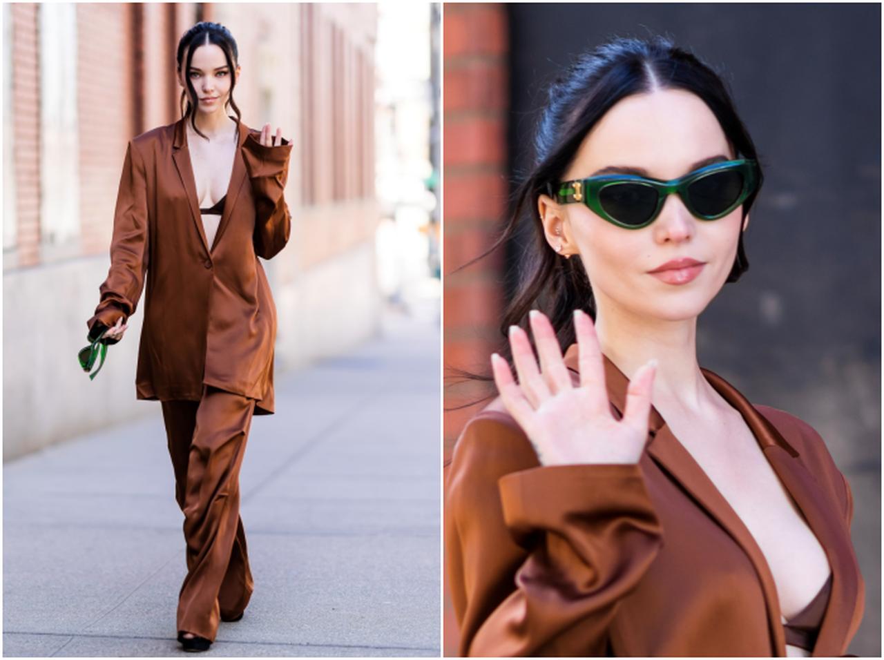 ダヴ・キャメロン、センシュアルなスーツスタイル【セレブの最新スタイル】