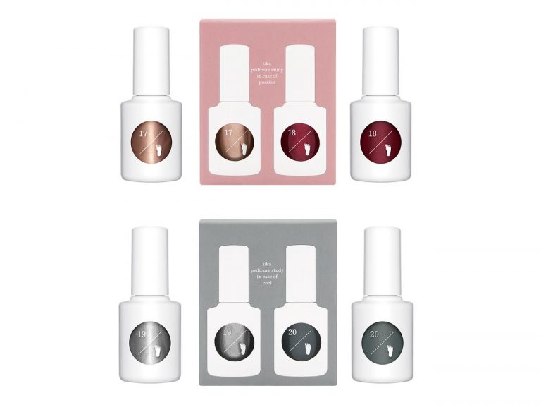 uka、テイストが異なる2色がセットになった数量限定のペディキュアが登場