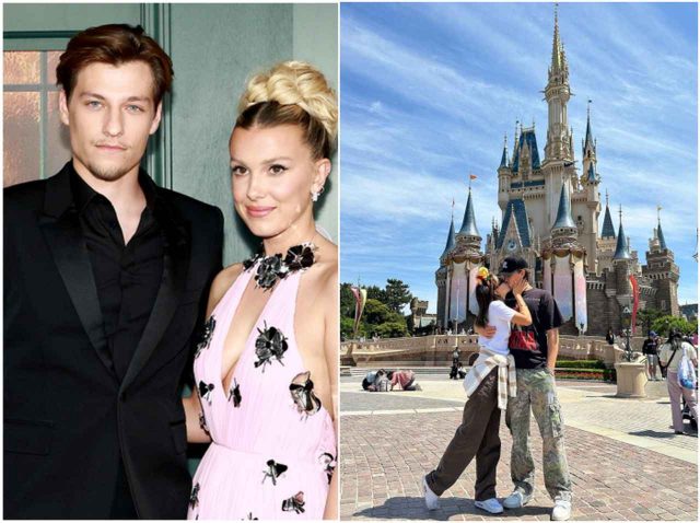 来日中に東京ディズニーランドのシンデレラ城の前でキス！ミリー＆ジェイクの日本旅行記