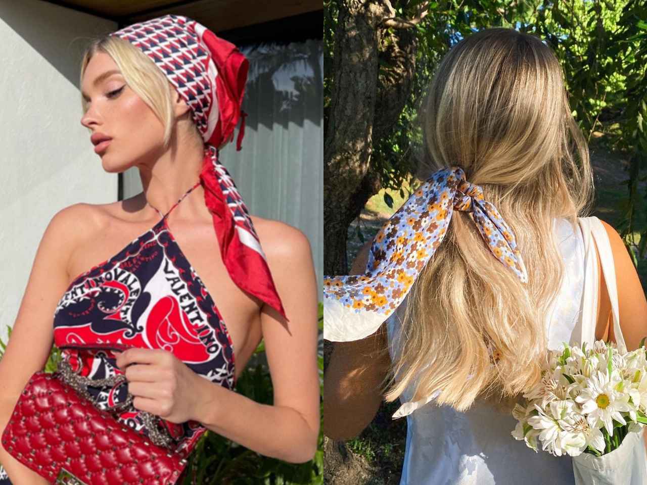 夏のヘアアクセ「スカーフ」のオシャレな使い方&アレンジまとめ