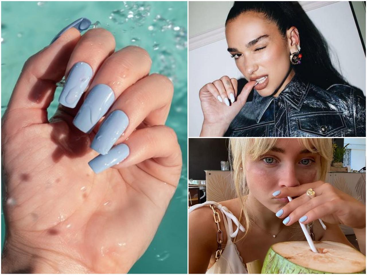 夏のトレンドネイル「ブルーベリーミルクネイル」にセレブたちも夢中