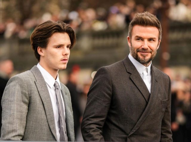 来日中デビッド・ベッカム、一緒に日本を訪れたのは誰？