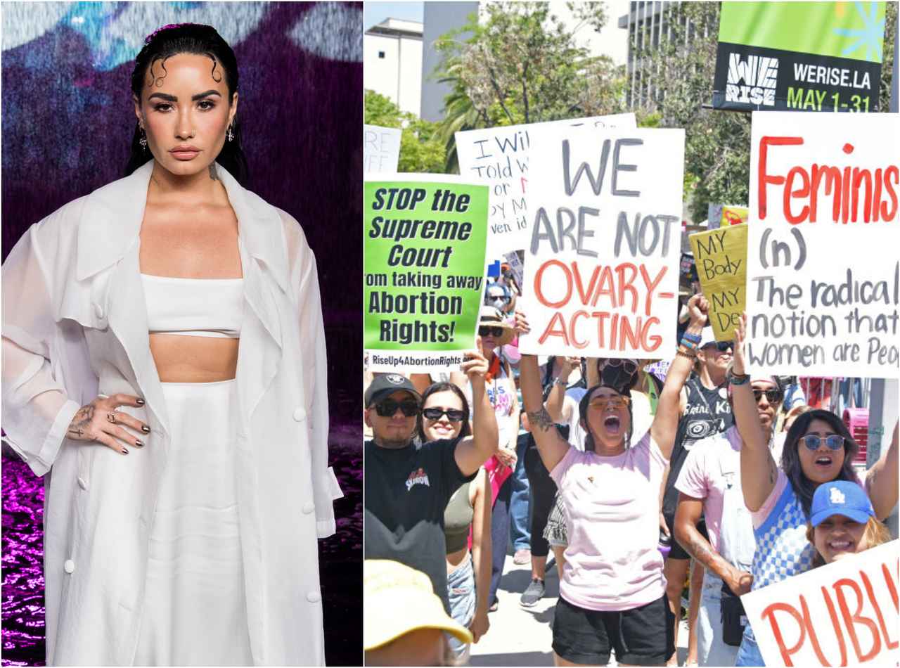 妊娠中絶【3人に1人】が禁止・制限状態、「ロー対ウェイド覆し判決」1周年にデミが抗議ソングを発表