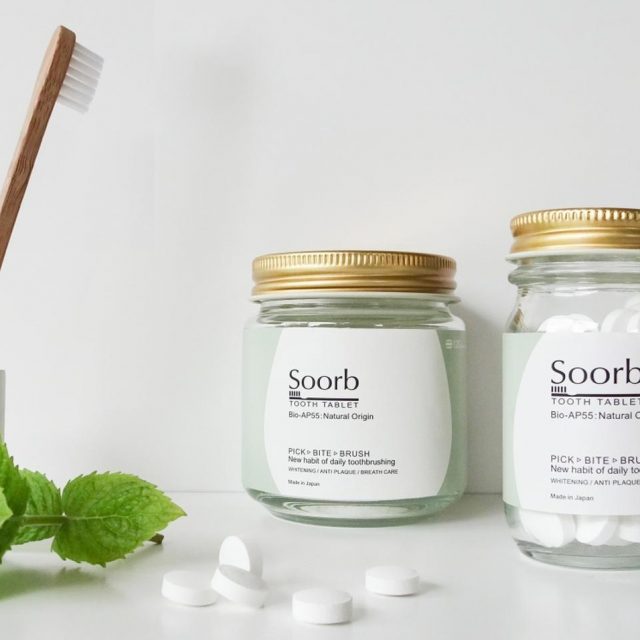 プラスチックチューブを使わないタブレット型歯磨き粉「Soorb」発売
