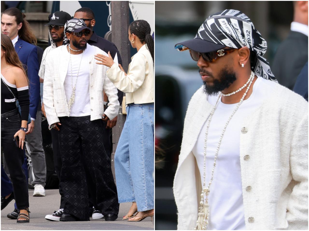 ケンドリック・ラマー、全身シャネルのストリートコーデ【セレブの最新スタイル】