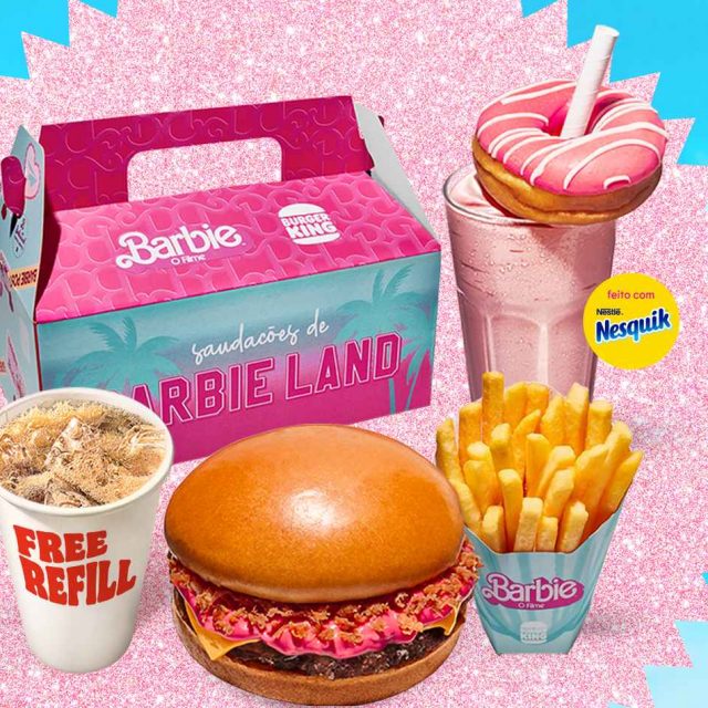 バーガーキングで『バービー』ピンクの「ハンバーガー」が爆誕してしまう