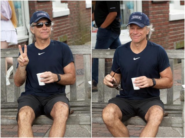 コーヒー休憩中も神対応！ジョン・ボン・ジョヴィ、素敵すぎる笑顔を振りまく