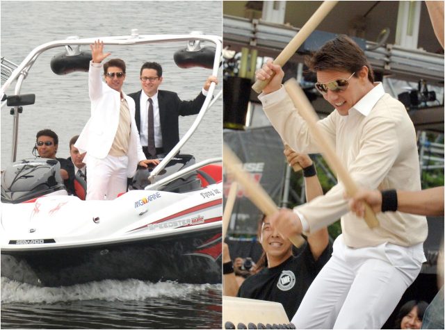 【ハリウッド昔図鑑】トム・クルーズ、17年前の来日でテンションぶちアゲ