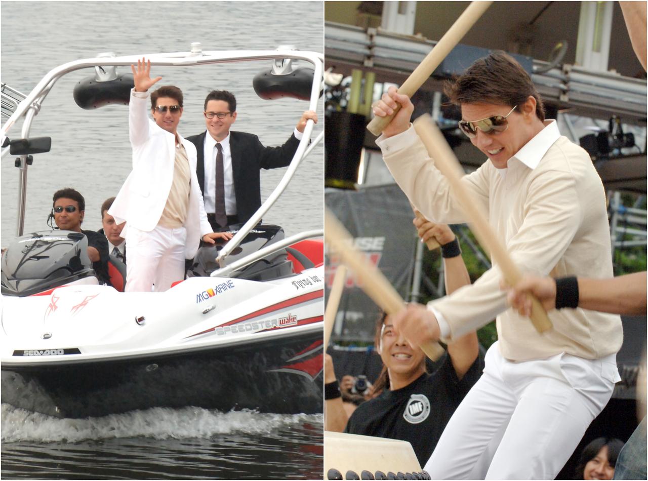 【ハリウッド昔図鑑】トム・クルーズ、17年前の来日でテンションぶちアゲ