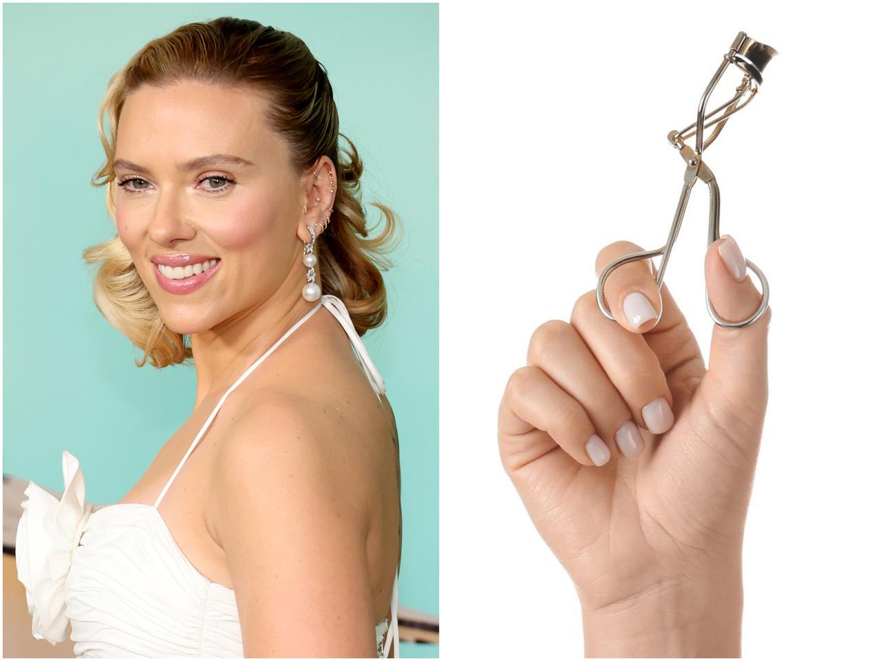 スカーレット・ヨハンソン、長く上向きな「美まつげ」に仕上げるビューラーテクを披露