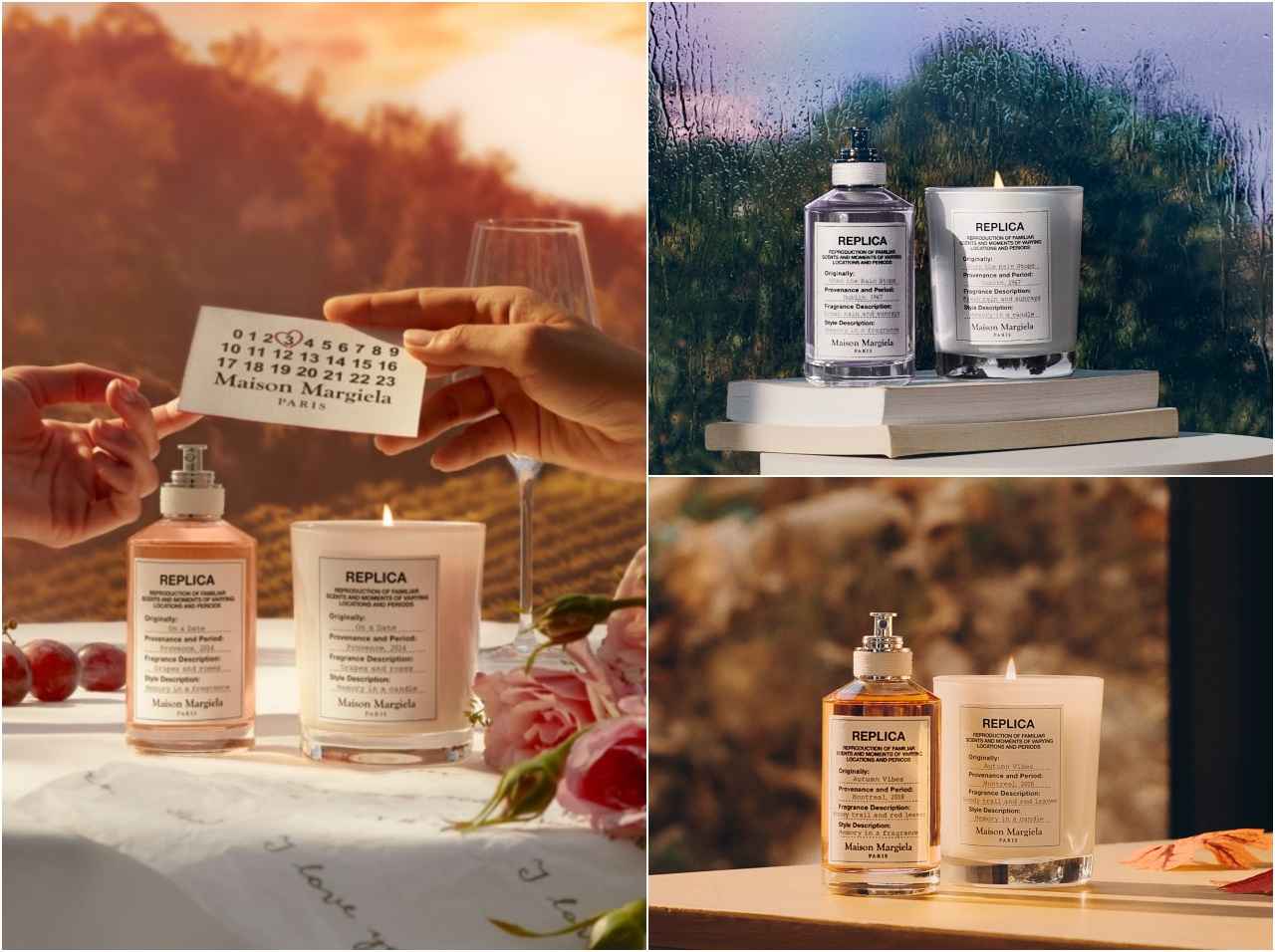 メゾン マルジェラ「レプリカ」フレグランス、キャンドルコレクションに3種の香りが仲間入り