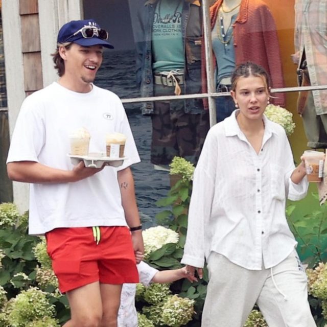 ミリー・ボビー・ブラウン、婚約者のジェイク・ボン・ジョヴィと“子連れ”デート【写真アリ】
