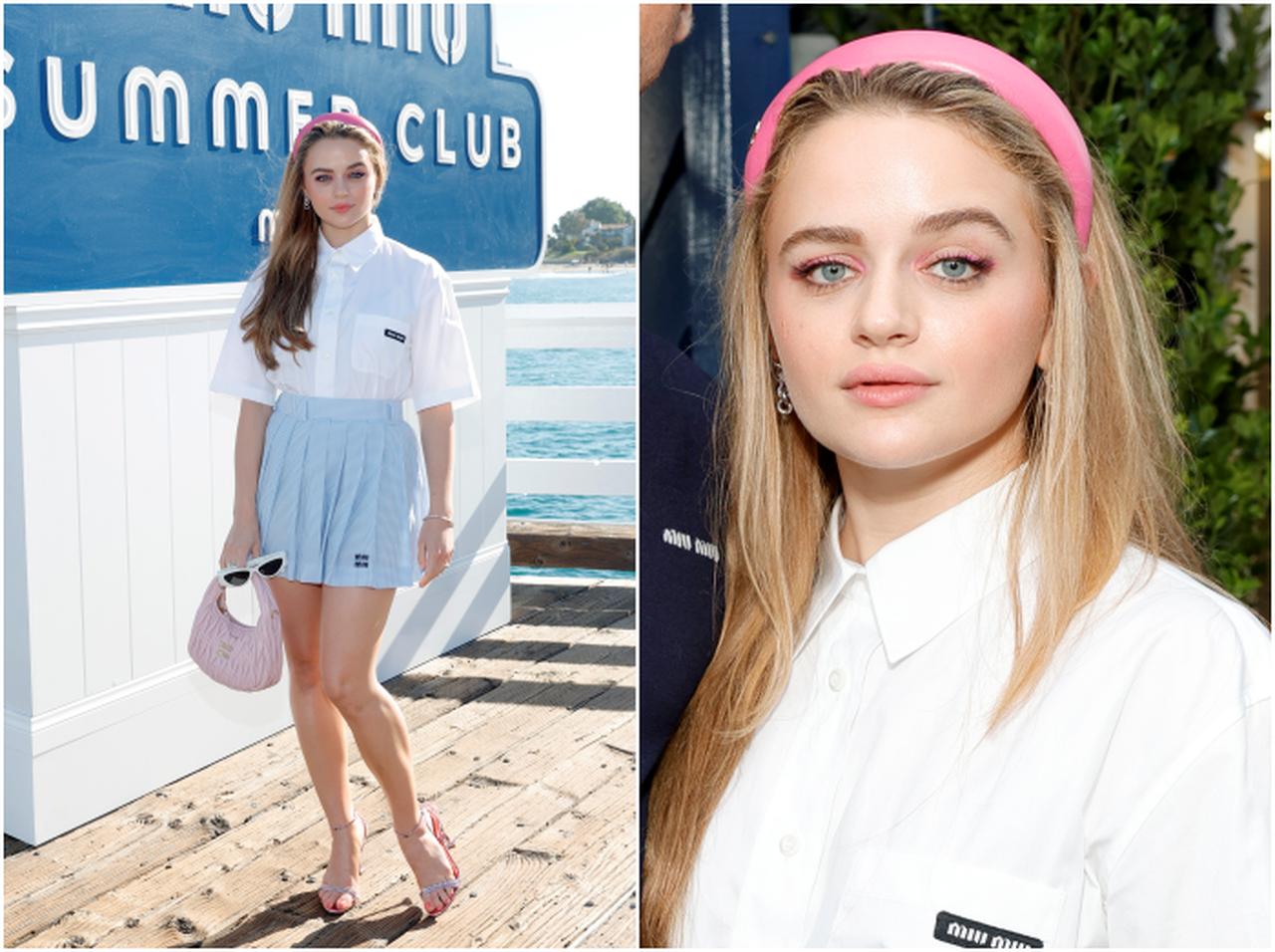 ジョーイ・キング、クリーンなスクールガール風スタイル【セレブの最新スタイル】