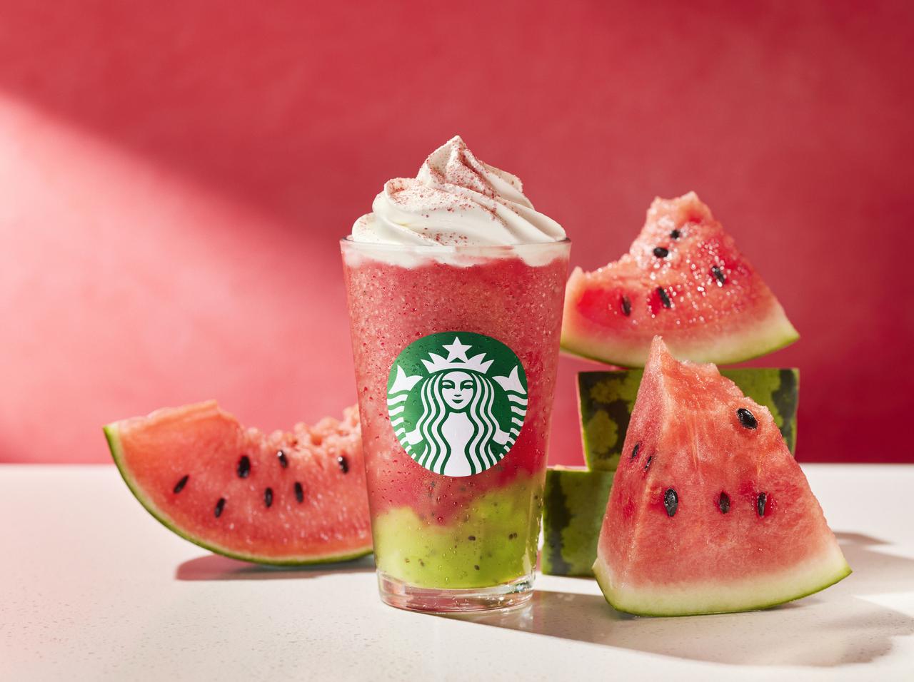 スターバックスの新作はスイカ！夏にぴったりの「GABURI スイカ フラペチーノ」が登場