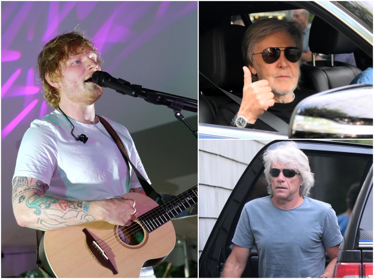 ポール・マッカートニー、ビリー・ジョエル、ボン・ジョヴィなど、エド・シーランの公演に大物が大集合