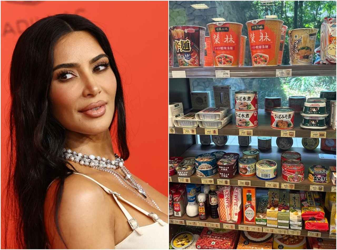 枝豆食べながら2カ月連続で来日！キム・カーダシアンがファミマやジャパニーズグルメを堪能
