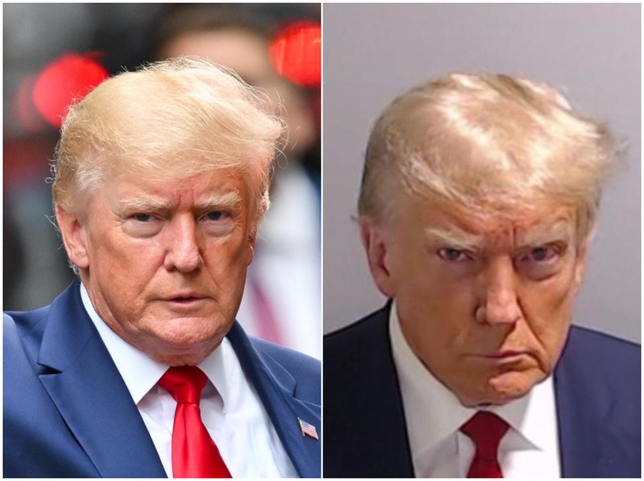 ドナルド・トランプの「マグショット」が公開、歴代大統領として初