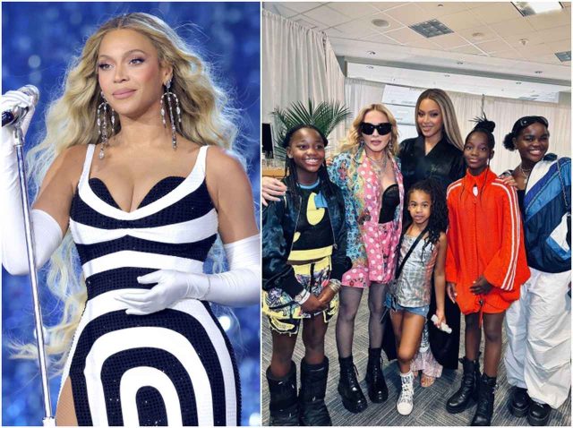 退院したマドンナがビヨンセの公演へ、ビヨンセの“粋な演出”にマドンナ感激