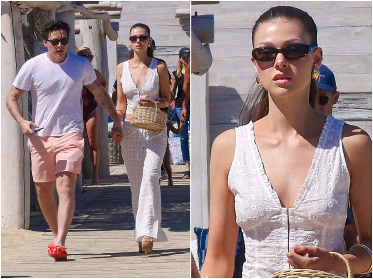 ニコラ・ペルツ、レトロなバケーションコーデ【セレブの最新スタイル】