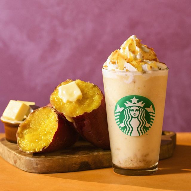 スターバックス初の「おさつ バター フラペチーノ®」が登場！バターとはちみつがしみ込む焼き芋をイメージ