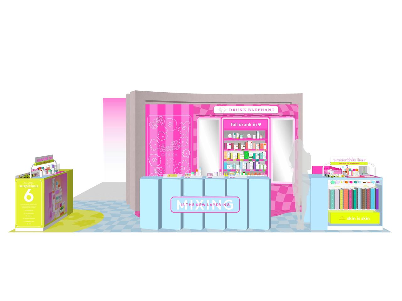 ドランク エレファント、1年ぶりに大阪でPOPUPイベント「ほめられ ドランク フェスin 大阪」を期間限定で開催!