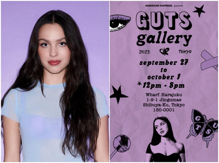 オリヴィア・ロドリゴのポップアップストアが原宿に！「GUTS GALLERY」が期間限定で開催