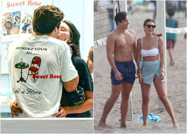 シュワルツェネッガー26歳息子、デート中に彼女とキスの嵐